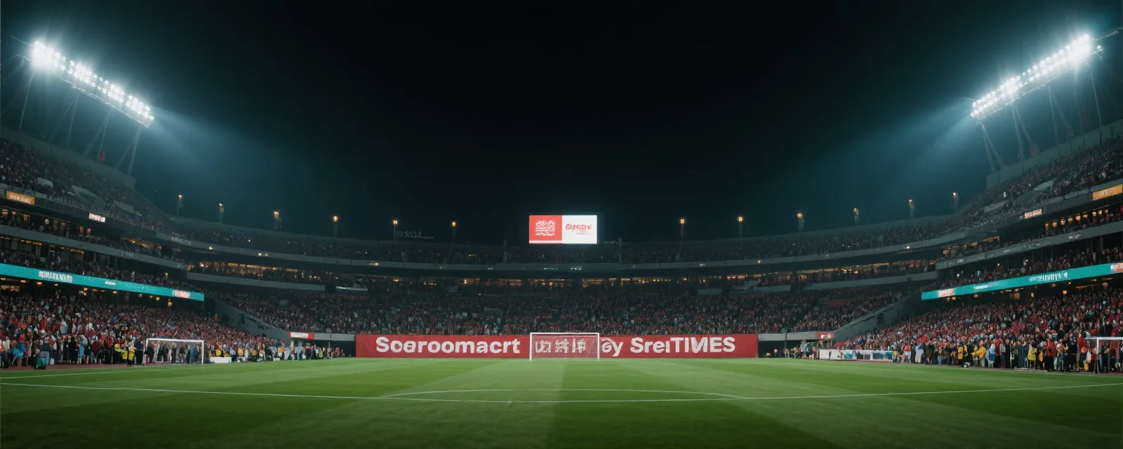 体育赛事现场横幅